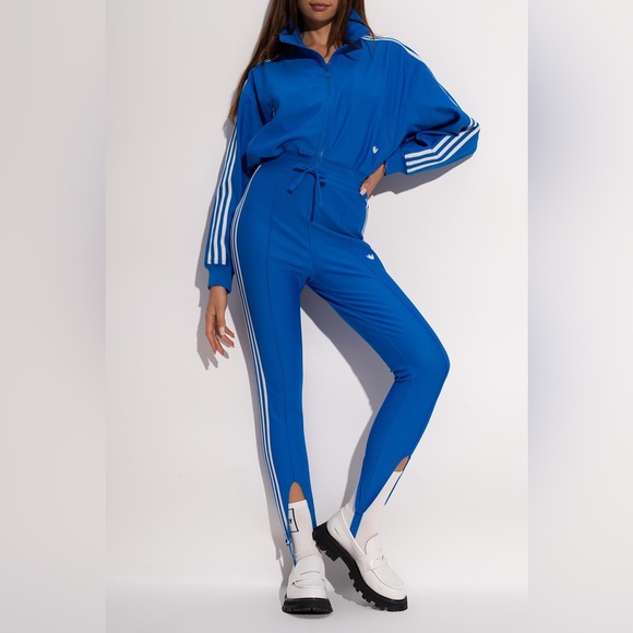 ADIDAS 
Beckenbauer Stirrup Track Joggers in blue Small - Picture 1 of 12